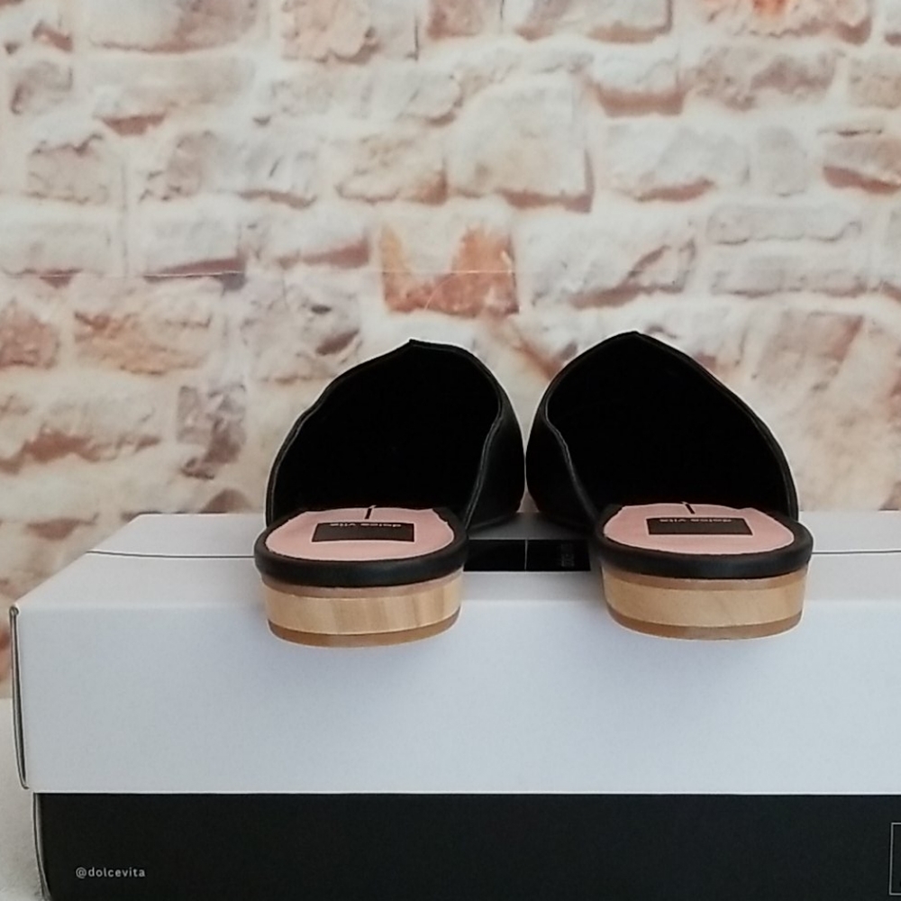 New Dolce Vita Marco Leather Mules - Picture 5 of 8